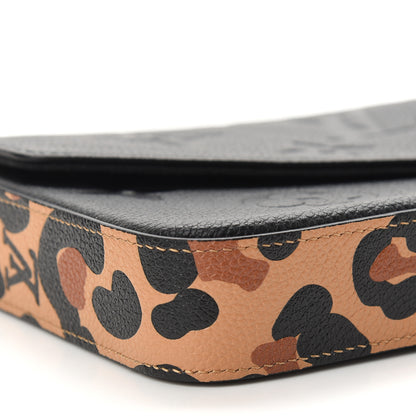 Louis Vuitton Empreinte Monogram Giant Wild At Heart Felicie Pochette Black 8 of 9