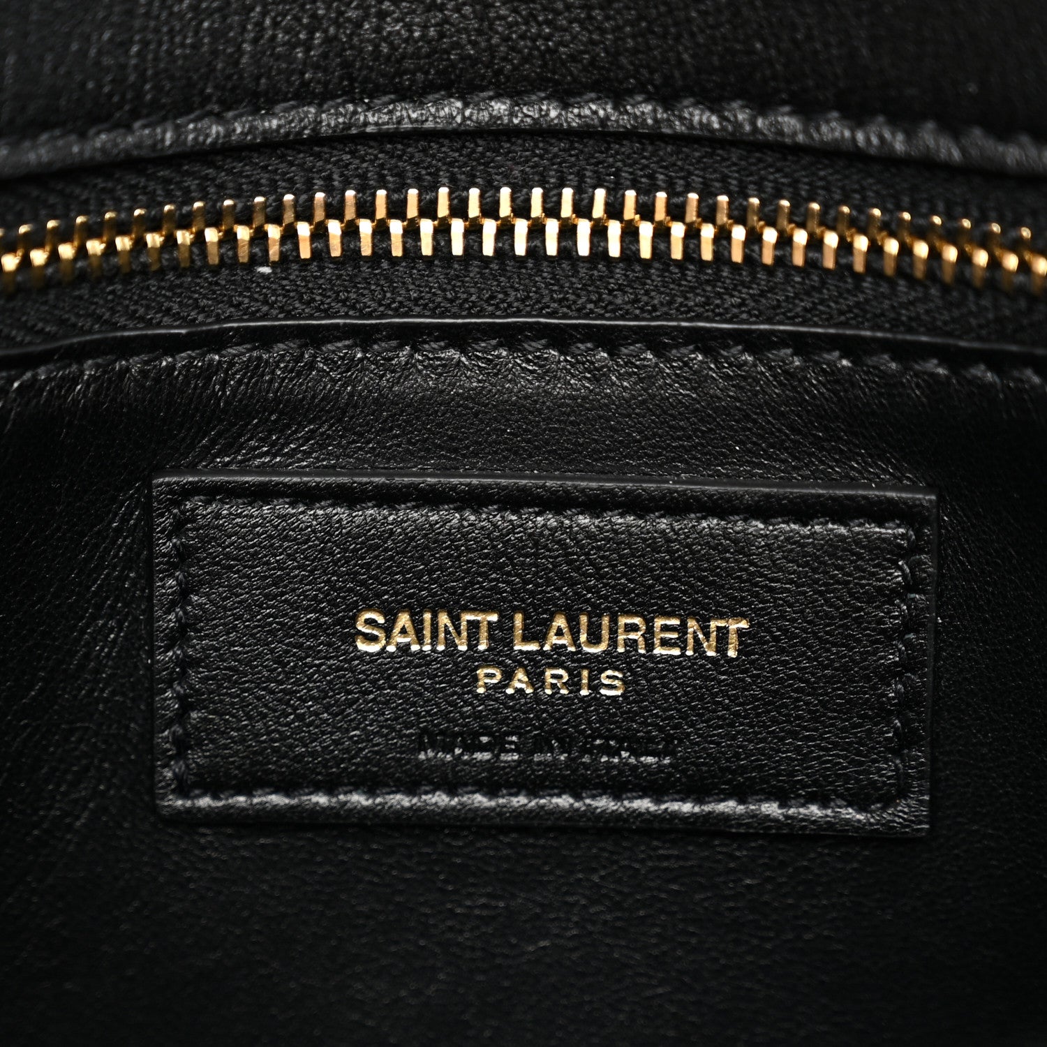 Saint Laurent Smooth Calfskin Le Maillon Satchel Black 6 of 12