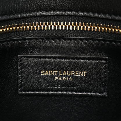 Saint Laurent Smooth Calfskin Le Maillon Satchel Black 6 of 12