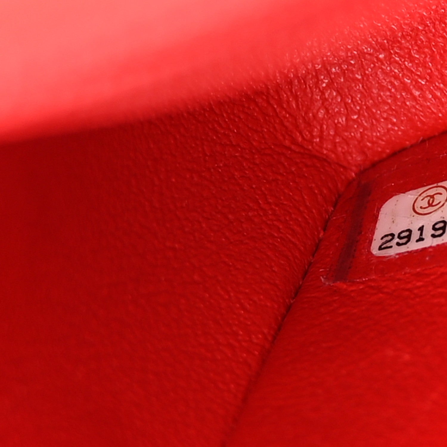 Chanel Patent Calfskin Quilted Bi-Color Mini Rectangular Flap Red Black 7 of 12