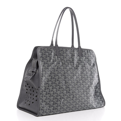 Goyard Goyardine Sac Hardy Pet Carrier PM Grey 2 of 11