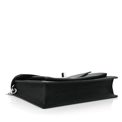 Louis Vuitton Soft Calfskin My Lockme Chain Pochette Black 4 of 8