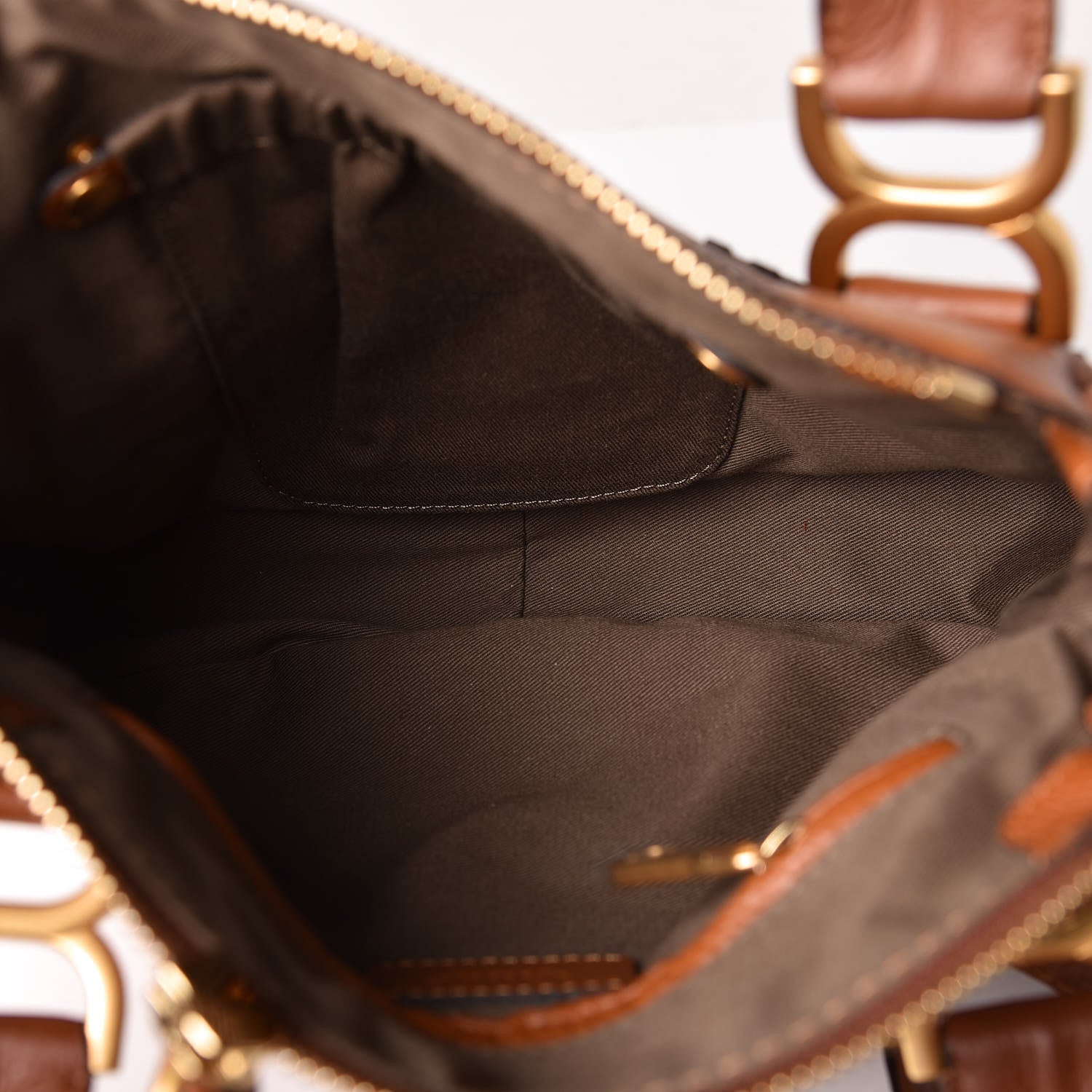 Chloe Calfskin Small Marcie Satchel Tan 5 of 10