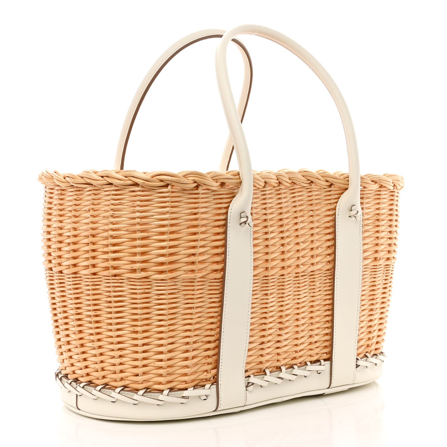 Hermes Swift Wicker Osier Garden Party Mushroom 3 of 10