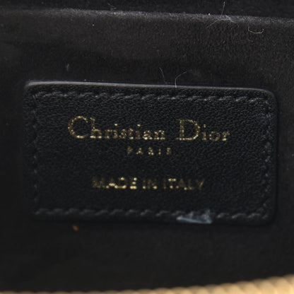 Christian Dior Lambskin Cannage Small Diortravel Vanity Case Black 6 of 10