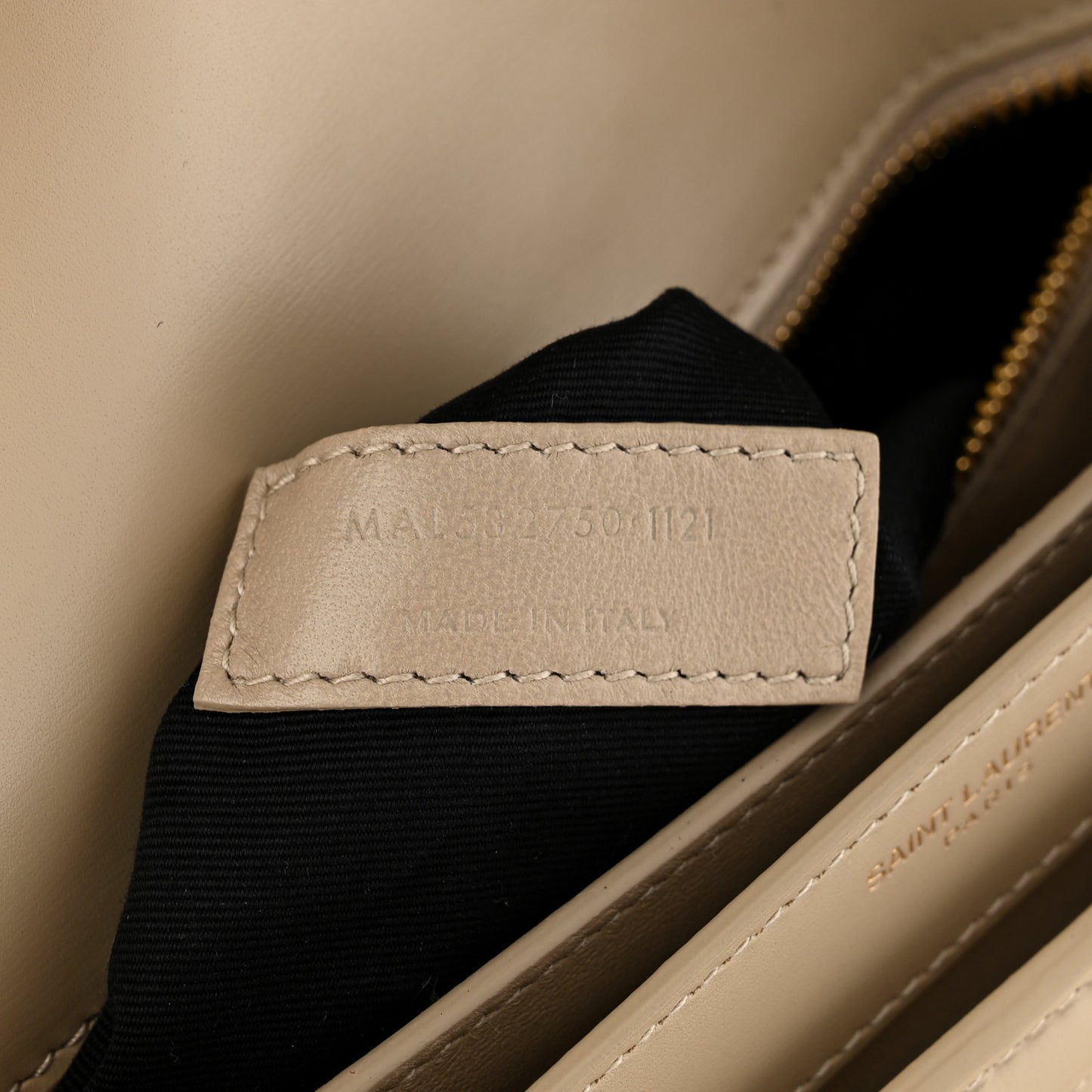 Canvas Calfskin Classic Monogram Cassandra Natural Beige Sea Salt