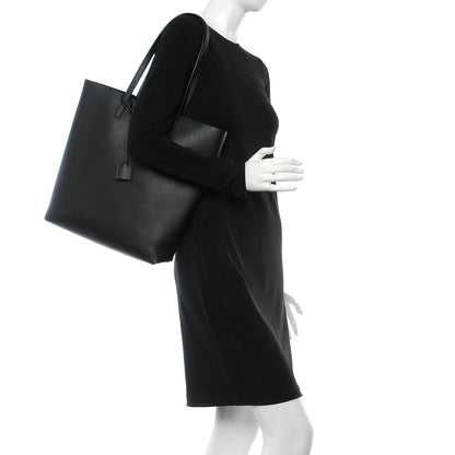 Saint Laurent Calfskin Medium Shopping Tote Black 2 of 11