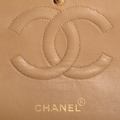 Chanel Caviar Quilted Medium Double Flap Beige 7 of 8