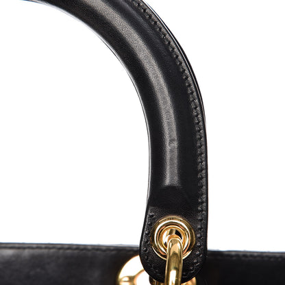 Christian Dior Lambskin Cannage Large Lady Dior Black 8 of 12