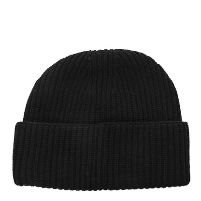 Chanel Wool Cashmere CC Beanie Hat Light Black White 2 of 4