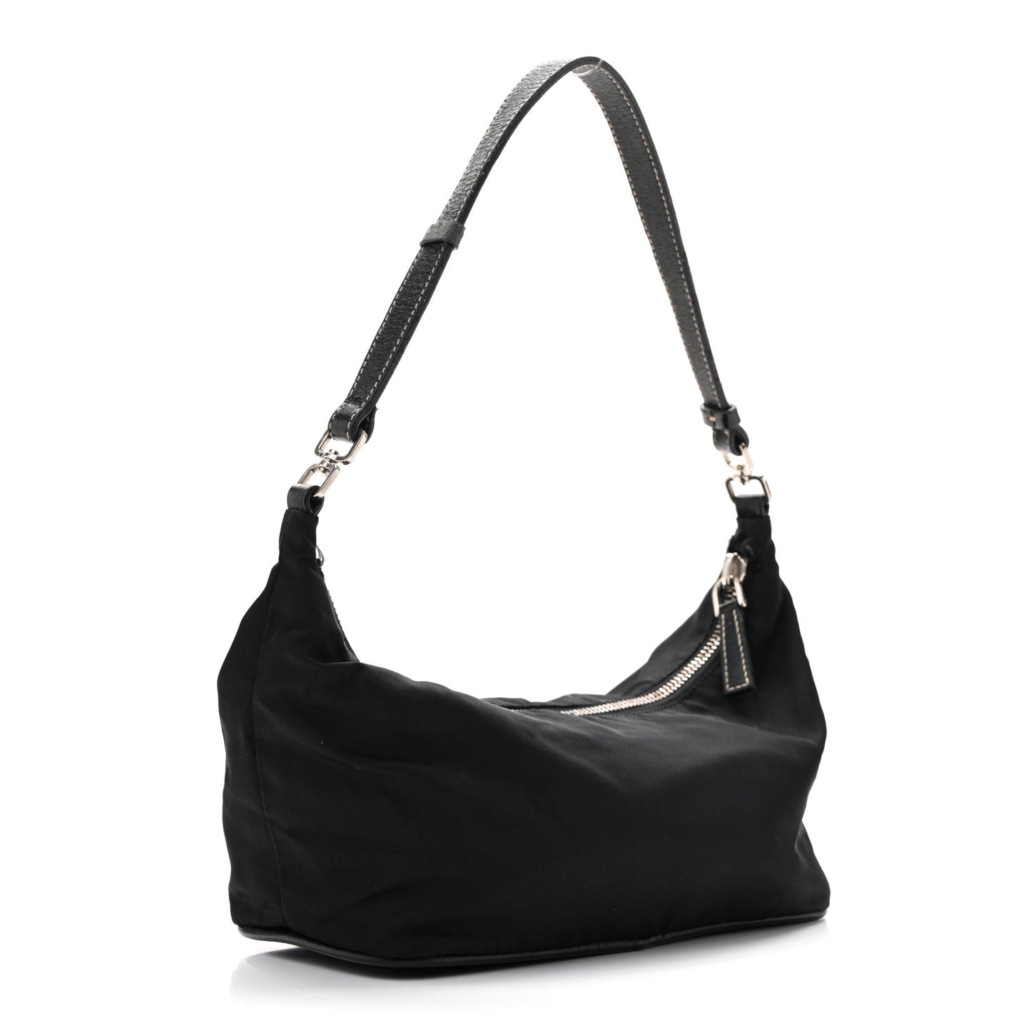 Tessuto Nylon Pochette Bag Black