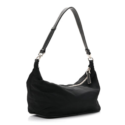 Prada Tessuto Nylon Pochette Bag Black 3 of 14