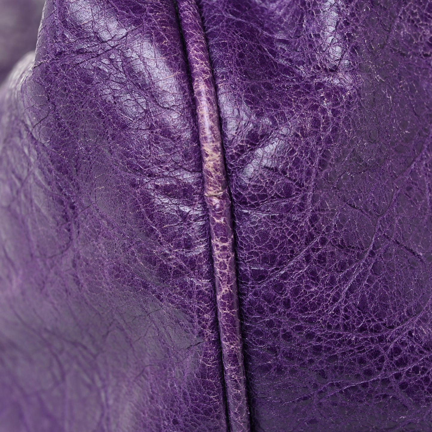 Agneau Classic Hardware Velo Dark Violet