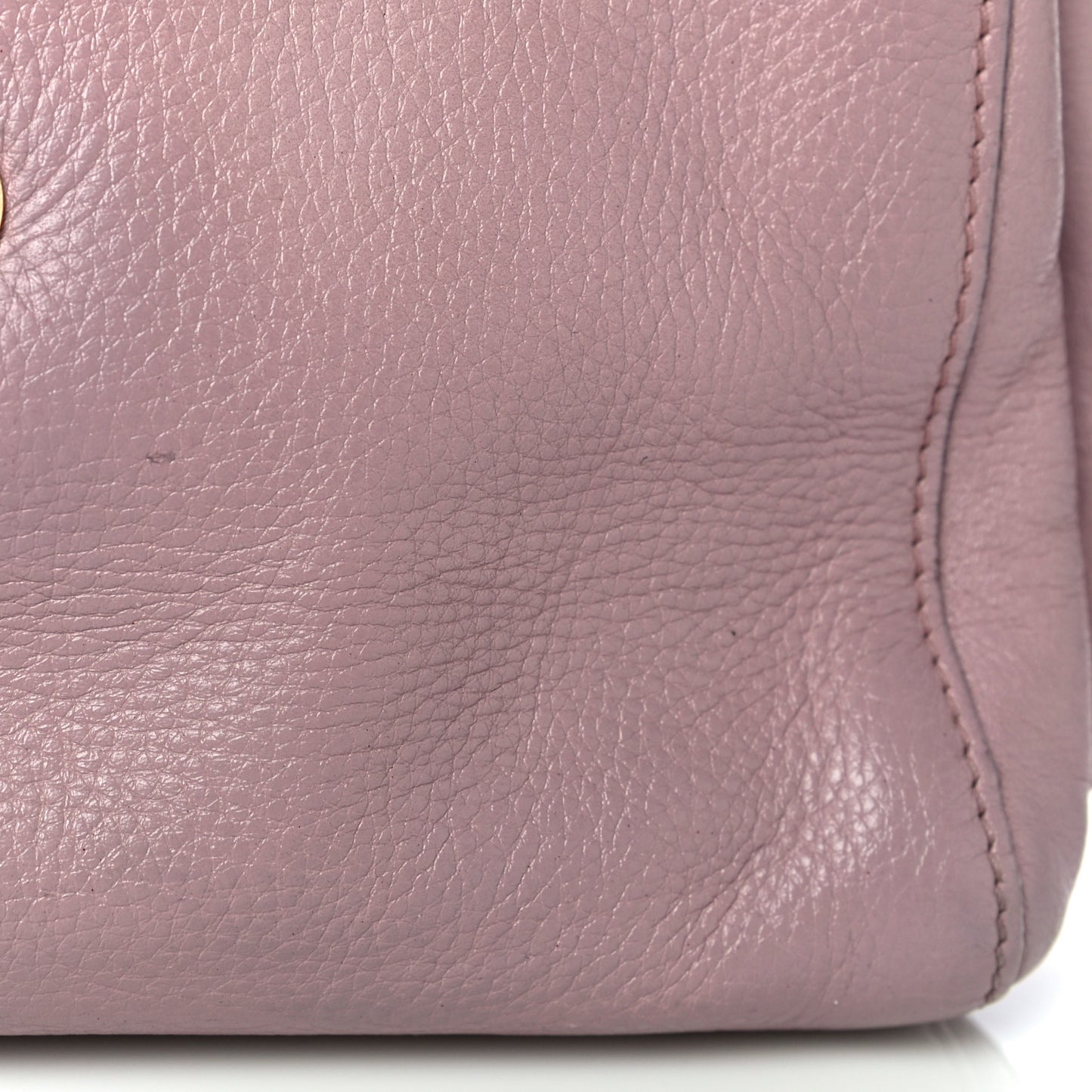 Grained Calfskin Shoulder Bag Pink