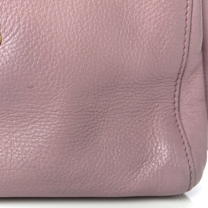 MCM Grained Calfskin Shoulder Bag Pink 17 of 27