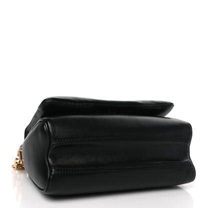 Louis Vuitton Shiny Lambskin Twist MM Black 4 of 8