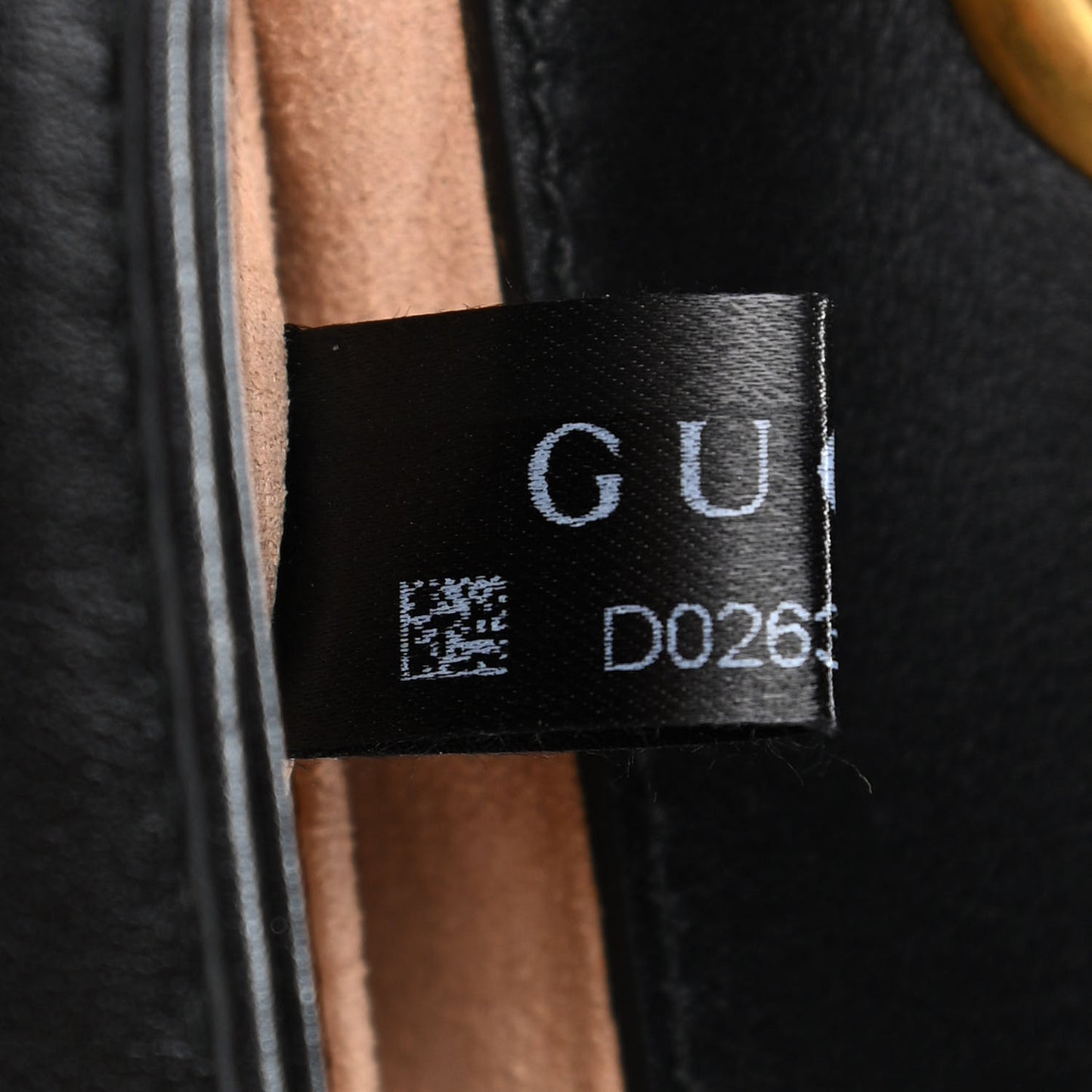 Calfskin Matelasse Mini GG Marmont Shoulder Bag Black