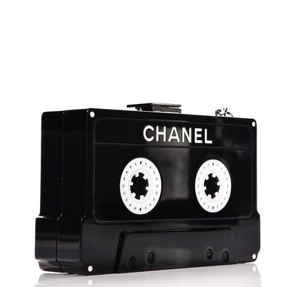 Chanel Lucite Cassette Clutch Black 4 of 8