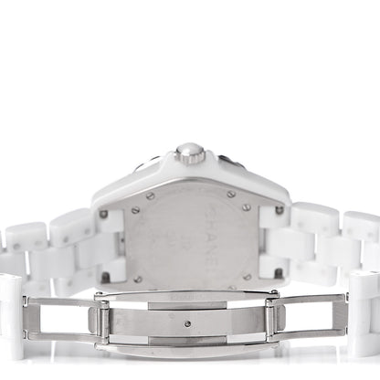 Chanel Stainless Steel Ceramic 38mm J12 GMT Automatic Watch White 5 of 7