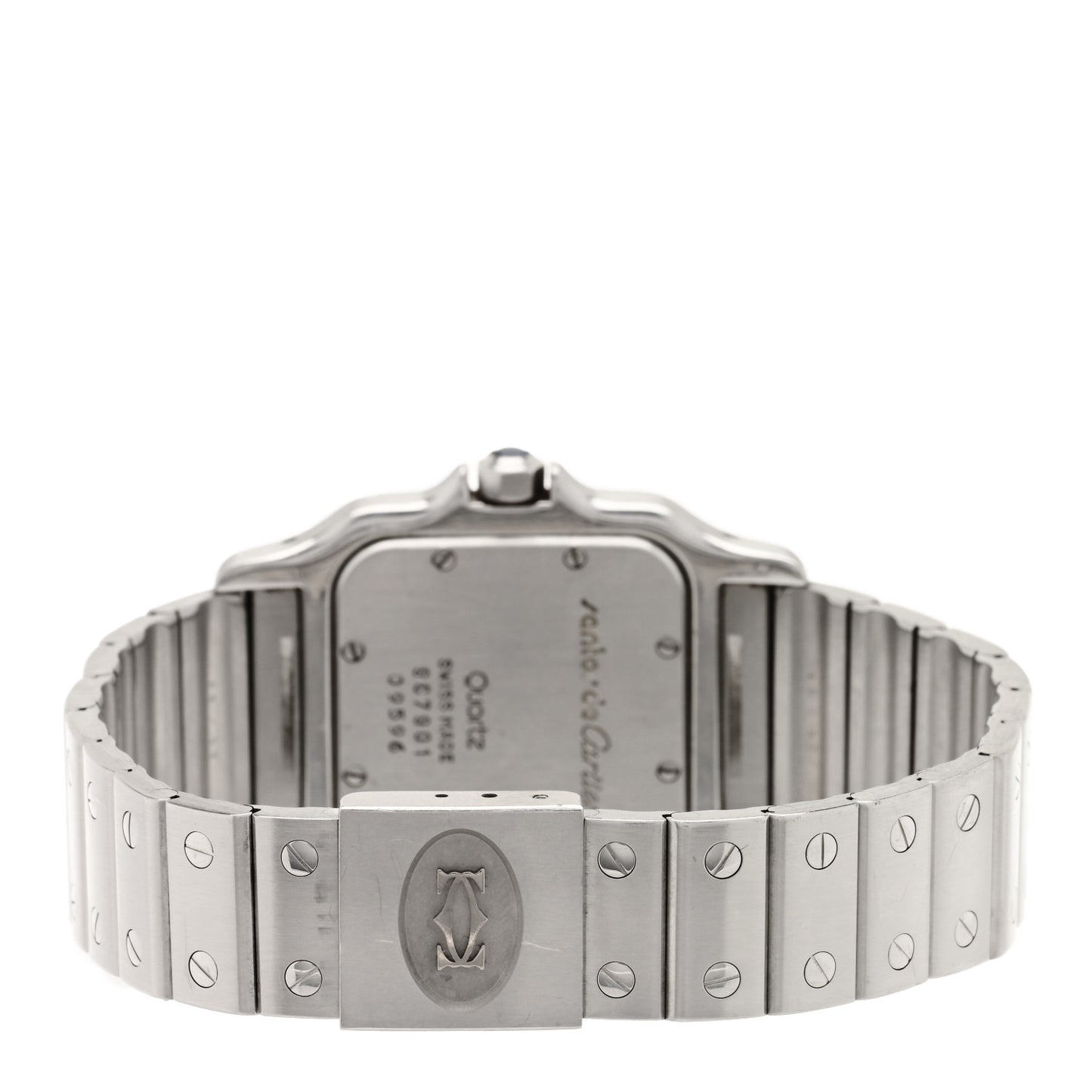 Stainless Steel 29mm Santos De Cartier Galbee Quartz Watch
