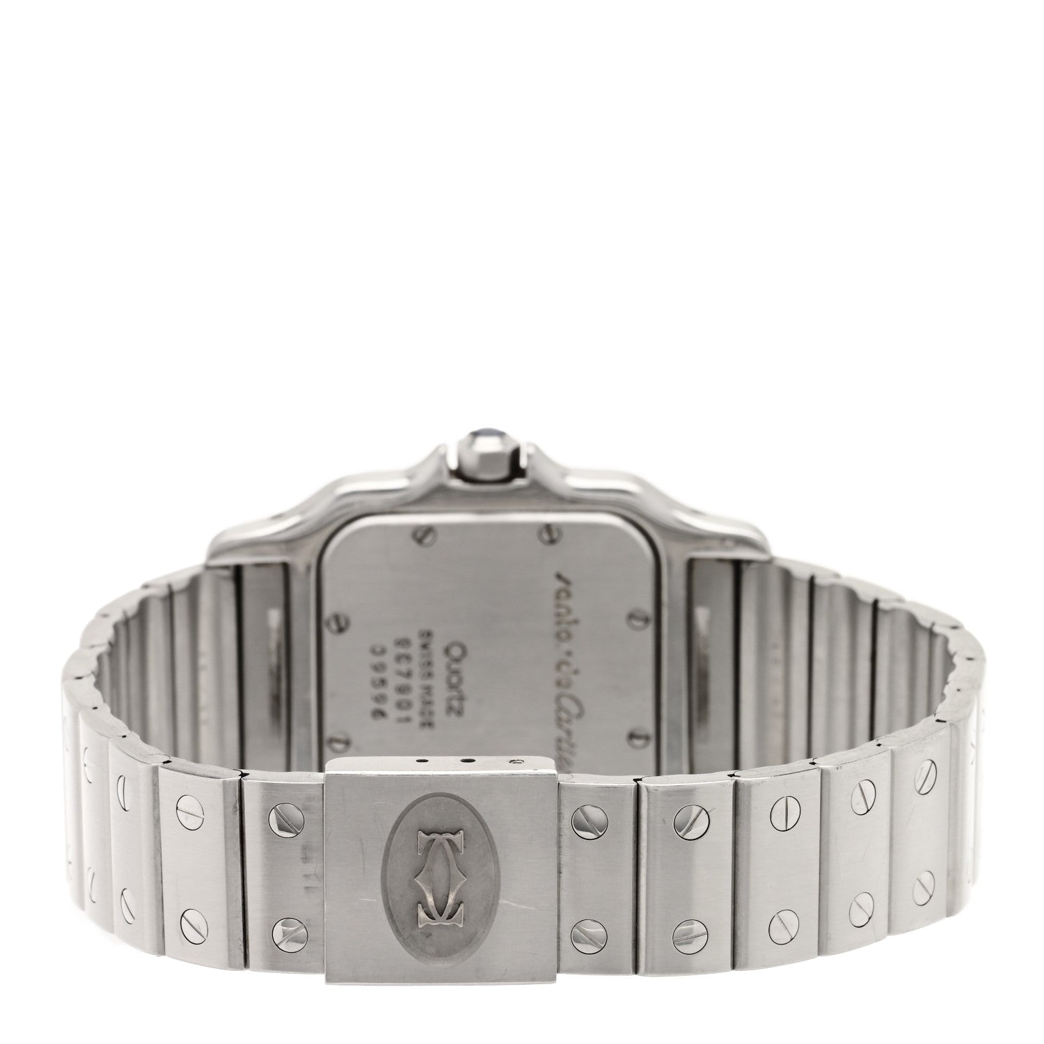 Cartier Stainless Steel 29mm Santos De Cartier Galbee Quartz Watch 3 of 4