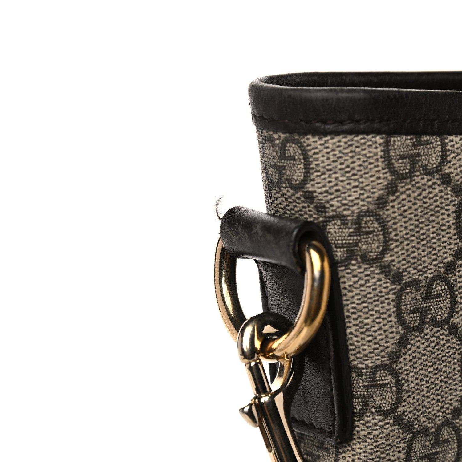 Gucci GG Supreme Monogram Medium Joy Tote Dark Brown 17 of 20