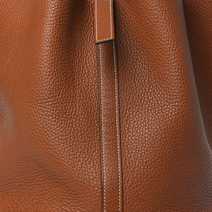 Hermes Taurillon Clemence Picotin 22 MM Gold 8 of 14