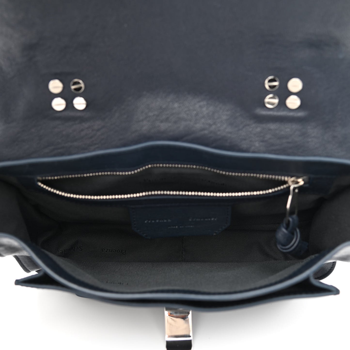 Calfskin SuedeTiny PS1 Satchel Dark Navy