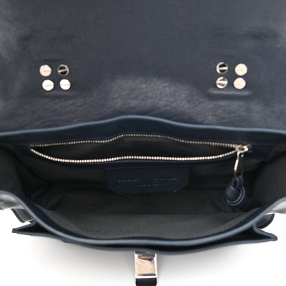 Proenza Schouler Calfskin SuedeTiny PS1 Satchel Dark Navy 5 of 9