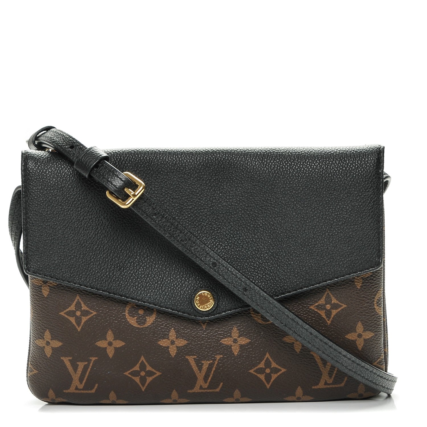 Louis Vuitton Monogram Twice Pochette Black 1 of 7