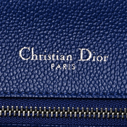 Christian Dior Grained Calfskin Small Diorama Flap Bag Bleu De Minuit 6 of 9