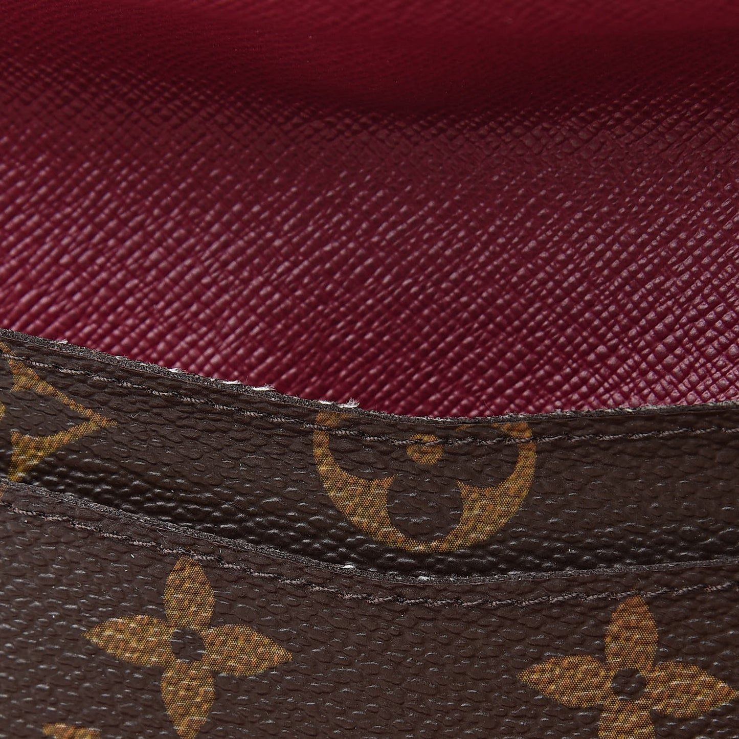 Monogram Josephine Wallet Fuchsia