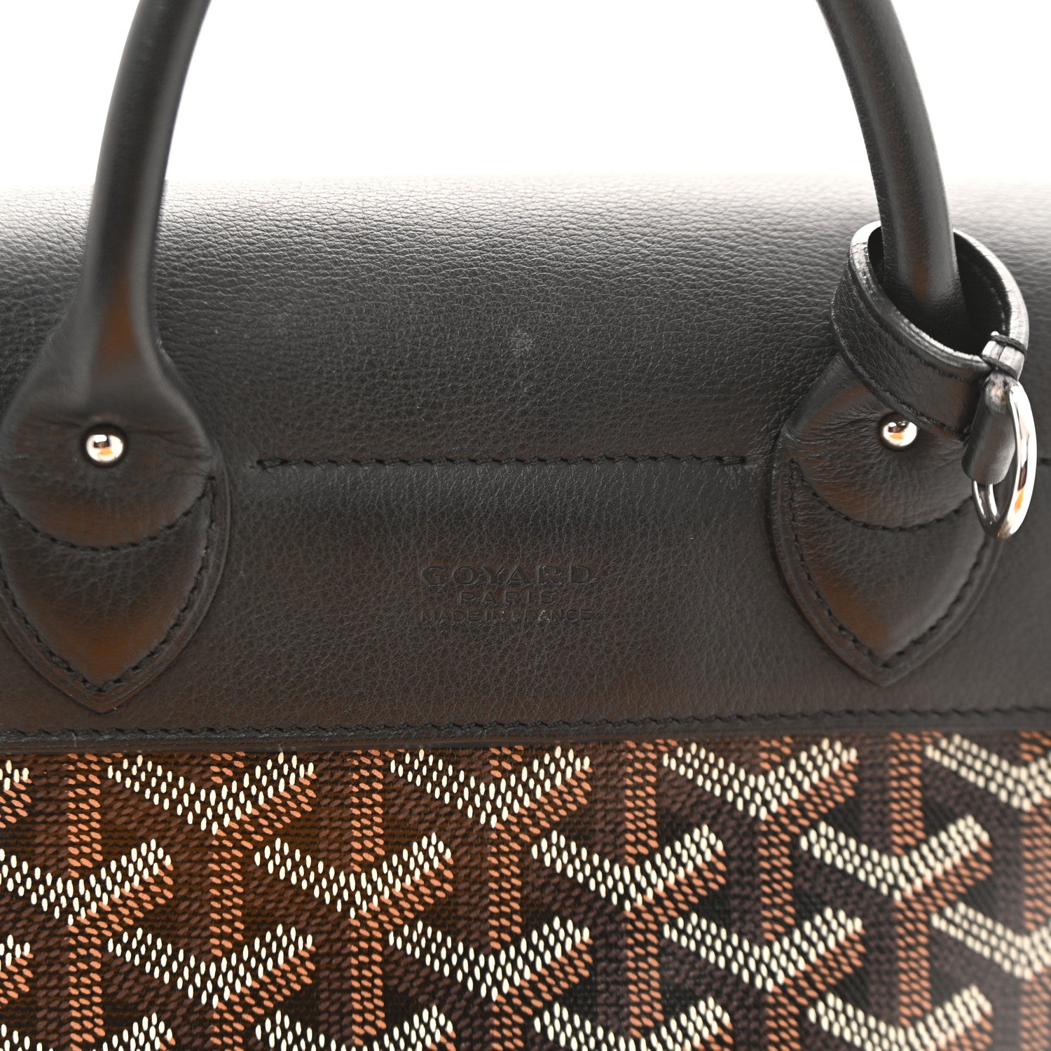 Goyard Goyardine Calfskin Mini Alpin Backpack Black 5 of 9