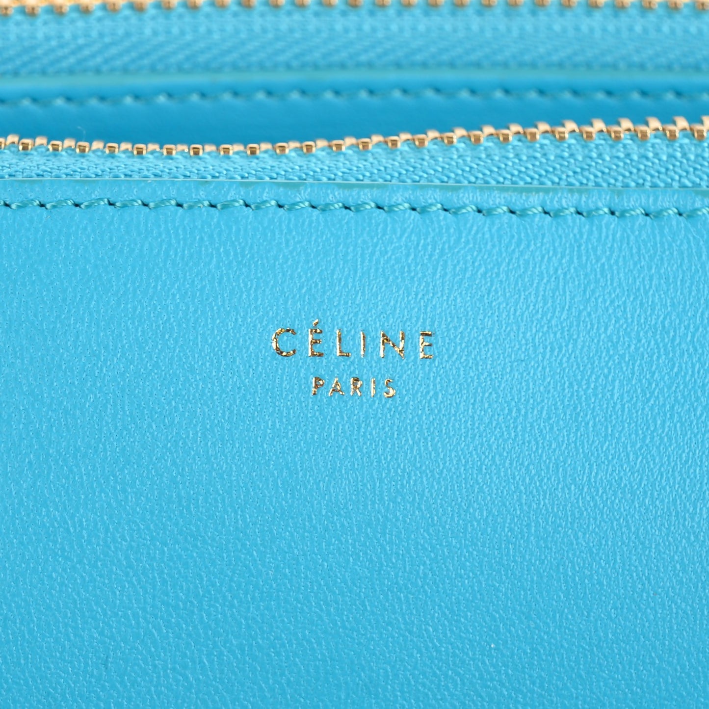 Lambskin Small Trio Crossbody Bag Turquoise