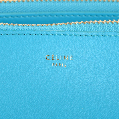 Celine Lambskin Small Trio Crossbody Bag Turquoise 8 of 8