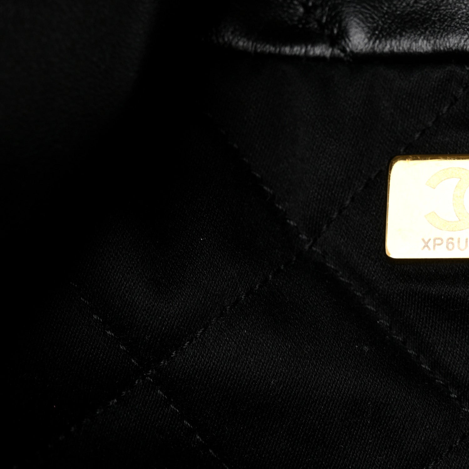 Chanel Shiny Calfskin Quilted Small Chanel 22 Black 8 of 11