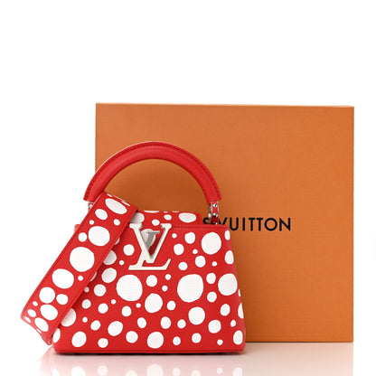 Louis Vuitton LV X YK Taurillon Capucines Mini Red White 11 of 11