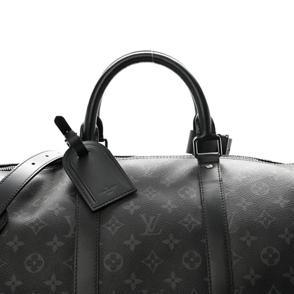Louis Vuitton Monogram Eclipse Keepall Bandouliere 55 7 of 12