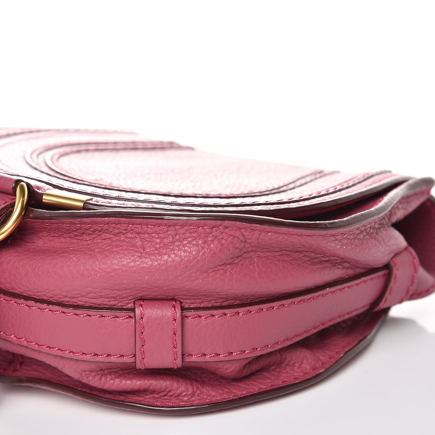 Chloe Calfskin Mini Marcie Round Crossbody Bag Dreamy Pink 10 of 12