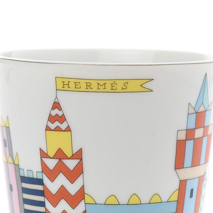 Hermes Porcelain Epopee Mug Set of 2 7 of 10