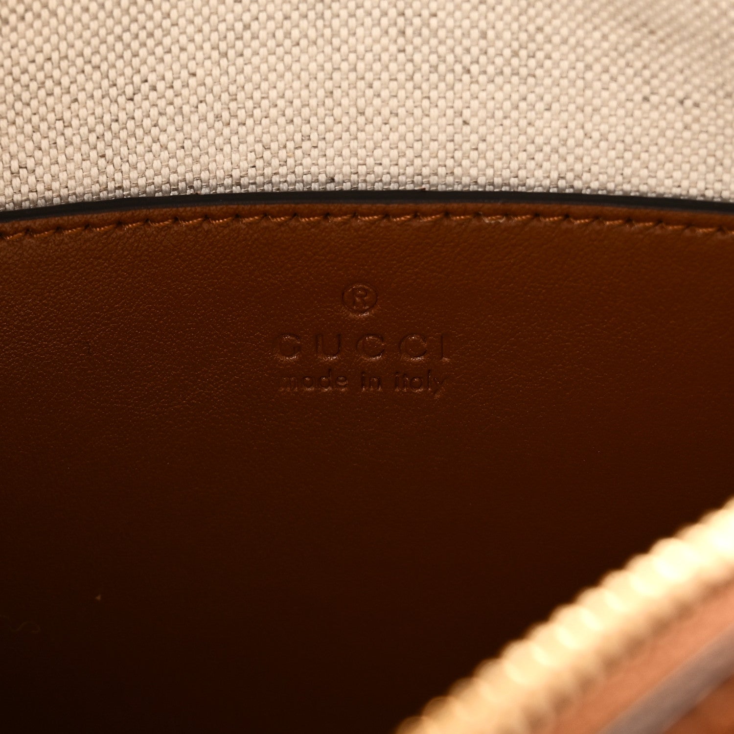 Gucci Calfskin GG Matelasse Shoulder Bag Peanut Brown Natural 6 of 9