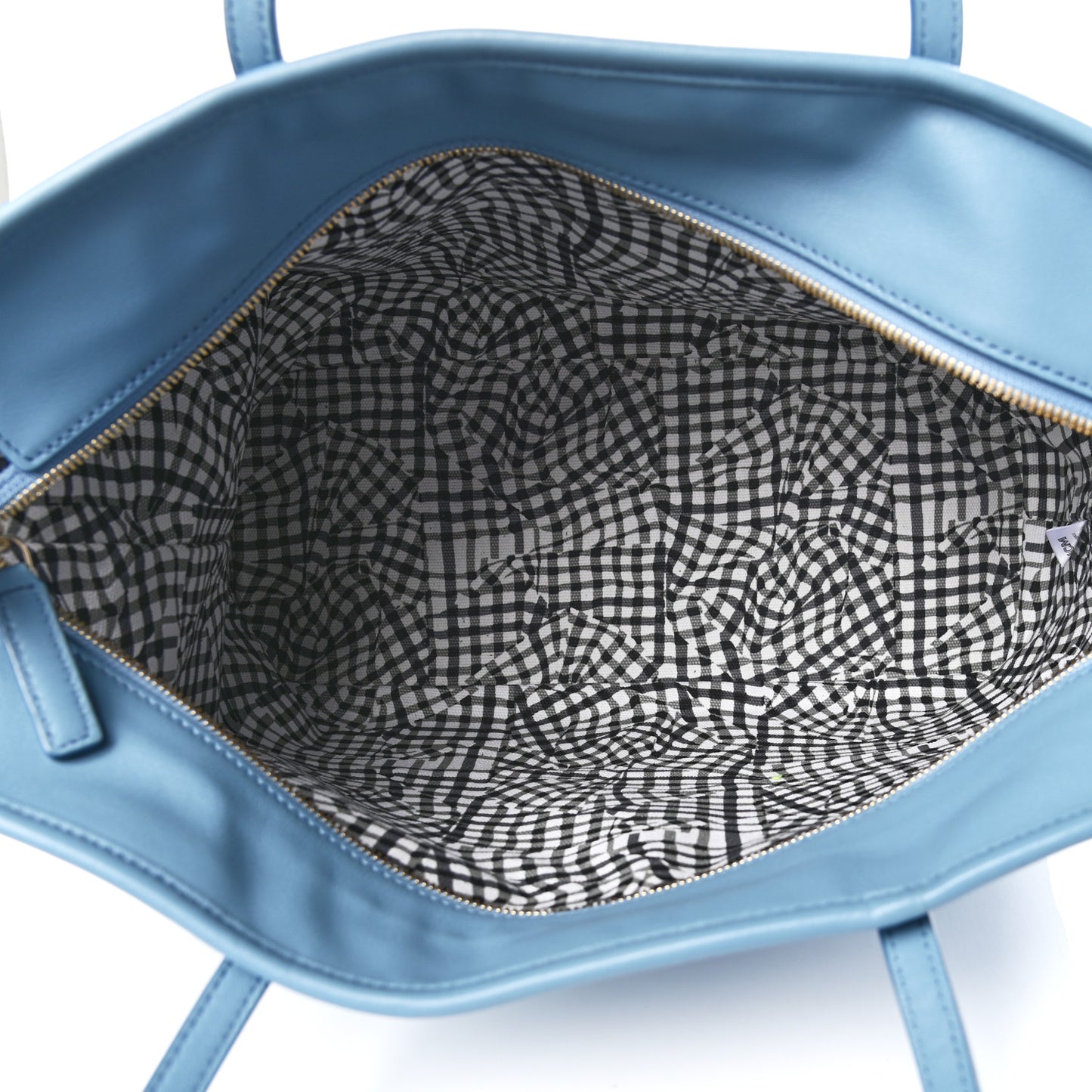 Visetos Medium Anya Zip Top Shopper Tote Blue