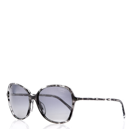 Chanel CC Polarized Sunglasses 5344-A Black Grey 1 of 8