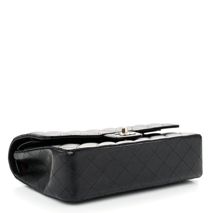 Chanel Caviar Quilted Medium Double Flap Black 4 of 12