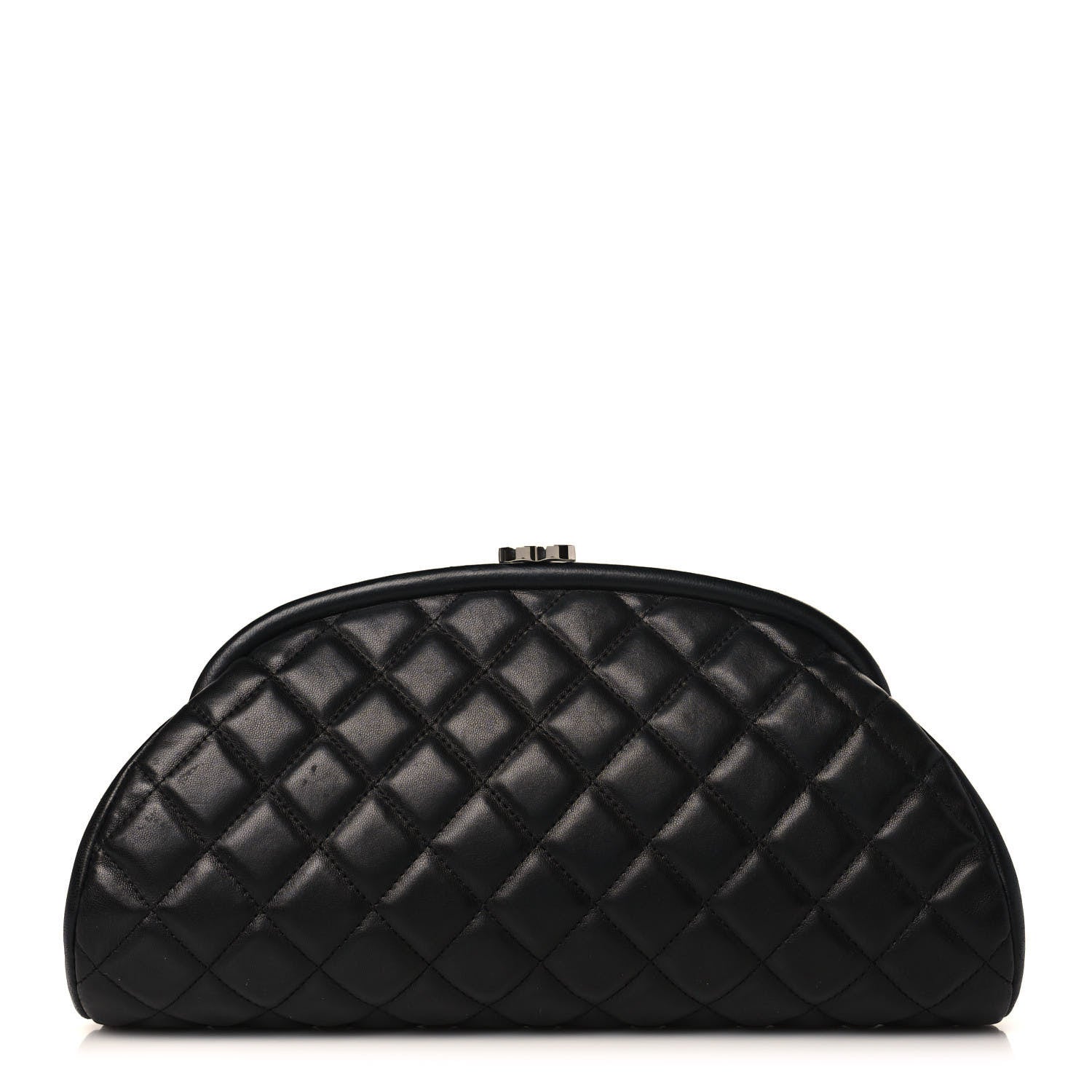 Chanel Lambskin Quilted Timeless Clutch Black 1 of 7