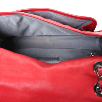 Chanel Caviar Quilted Medium French Riviera Flap Red 5 of 10