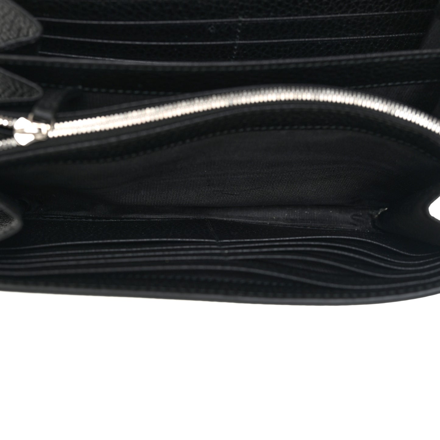 Calfskin Mini Dionysus Chain Wallet Black