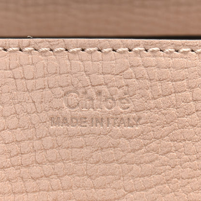 Chloe Grained Calfskin Lambskin Mini Bi-Color Drew Shoulder Bag Powder Beige Caramel 6 of 12