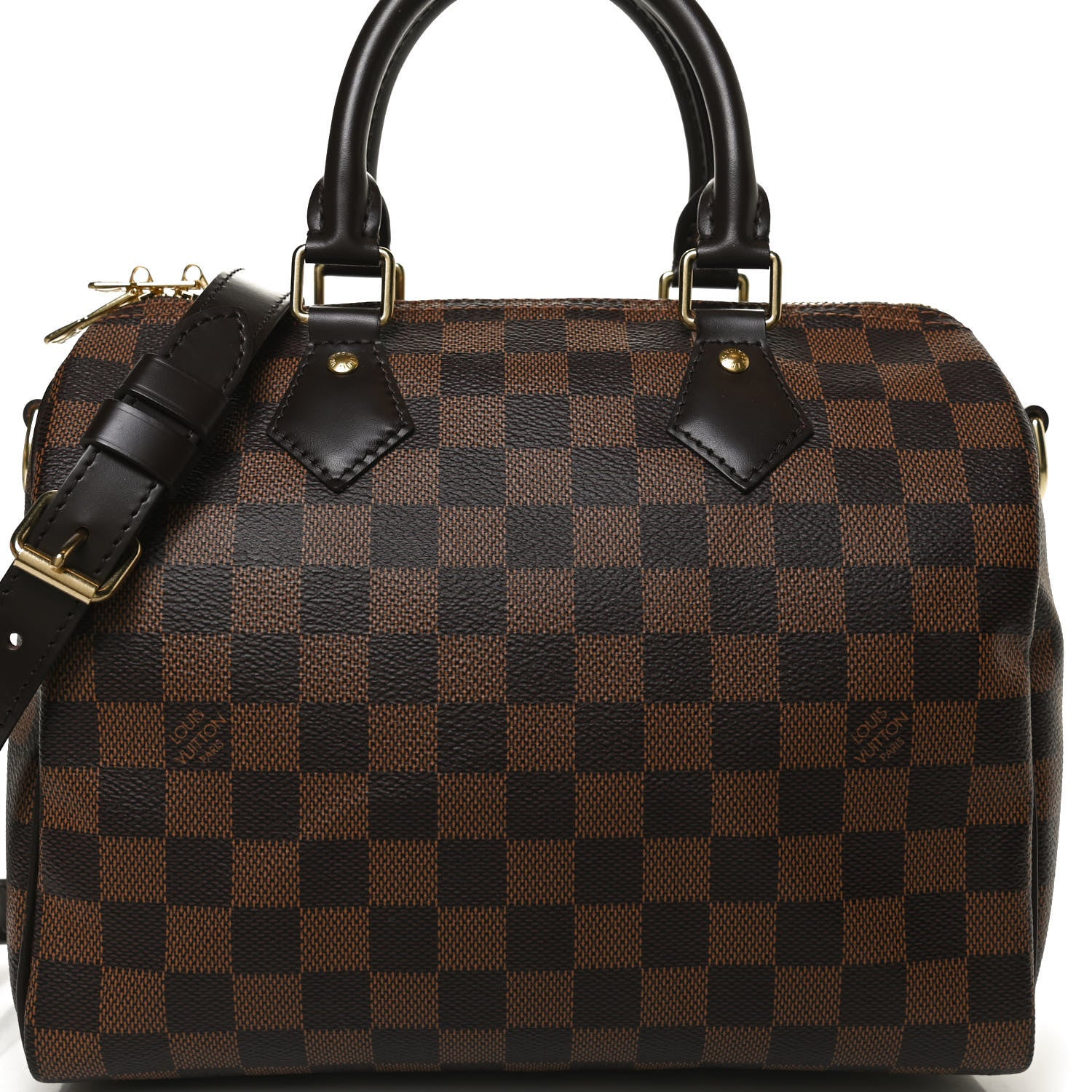 Louis Vuitton Damier Ebene Speedy Bandouliere 25 9 of 11