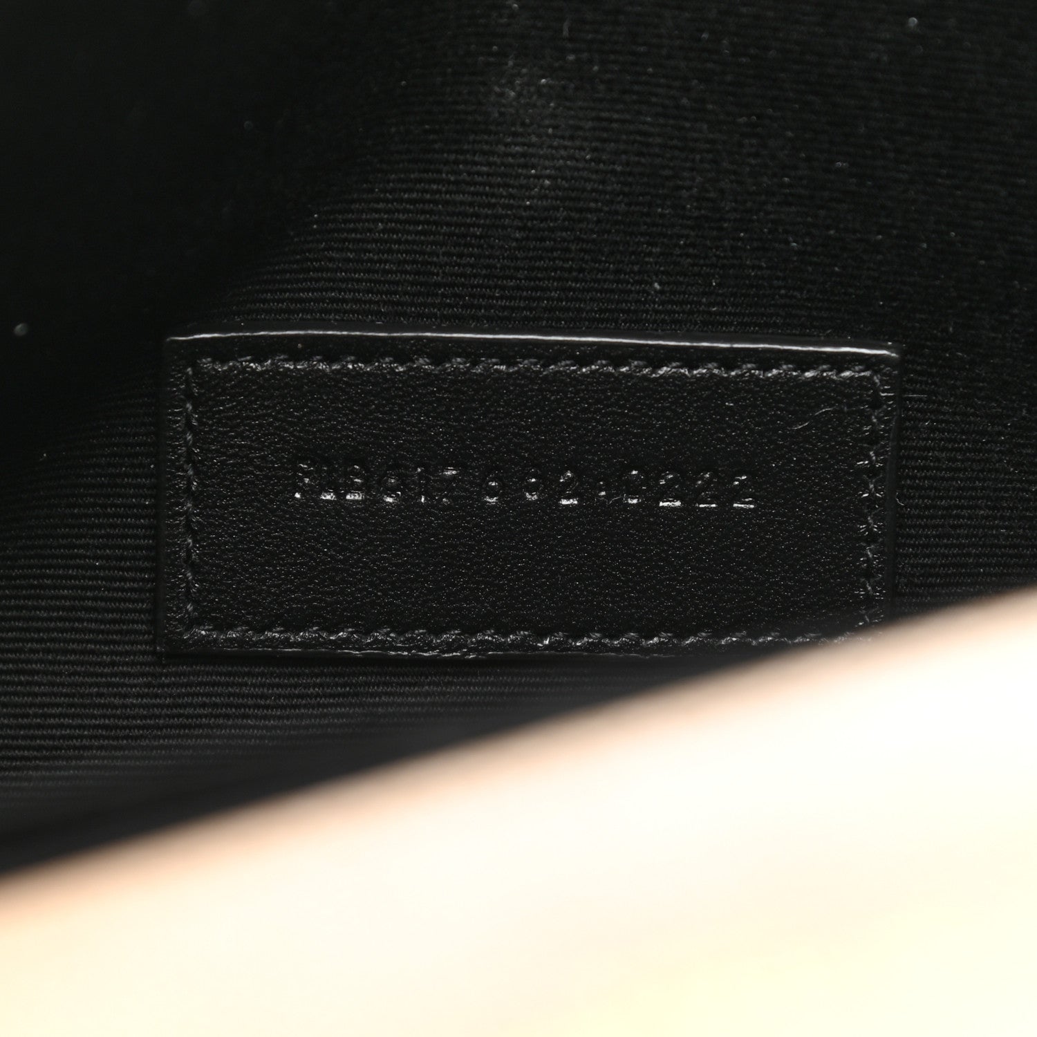Saint Laurent Grain De Poudre Matelasse Chevron Monogram Envelope Clutch Dark Beige 7 of 8
